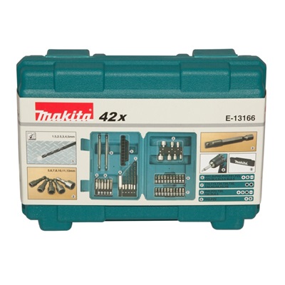 SET DE BROCAS Y PUNTAS x 42 PIEZAS MAKITA