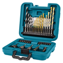 TALADRO PERCUTOR INALAMBRICO 1/2" DHP482 18V + SET DE BROCAS 34PZA MAKITA