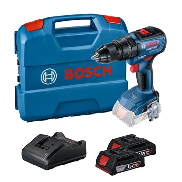 TALADRO PERCUTOR INALAMBRICO GSB 18V-50 2B+23AC BOSCH