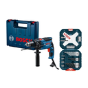 TALADRO PERCUTOR GSB 16 RE (M.P) CHUCK DE 1/2"+SET X-LINE 34 PIEZASZ BOSCH