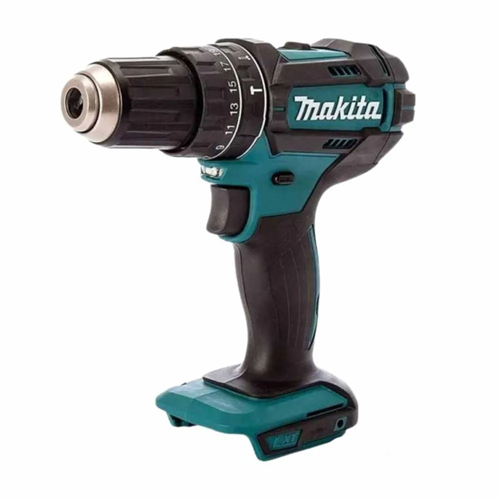 TALADRO PERCUTOR INALAMBRICO 1/2" DHP482 18V + SET DE BROCAS 34PZA MAKITA