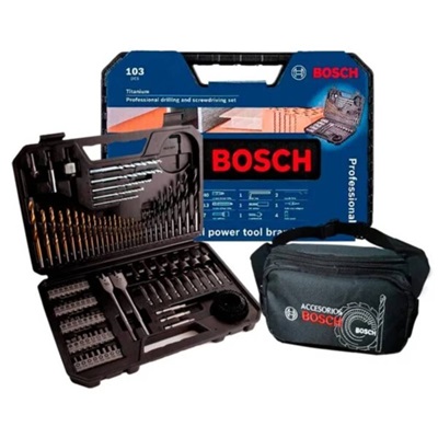 SET DE BROCAS 103 PZ + CANGURO BOSCH