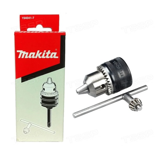 [194041-7] MANDRIL1/2" REVERSIBLE CON LLAVE + ADAPTADOR PARA VASTAGO SDS-PLUS MAKITA 